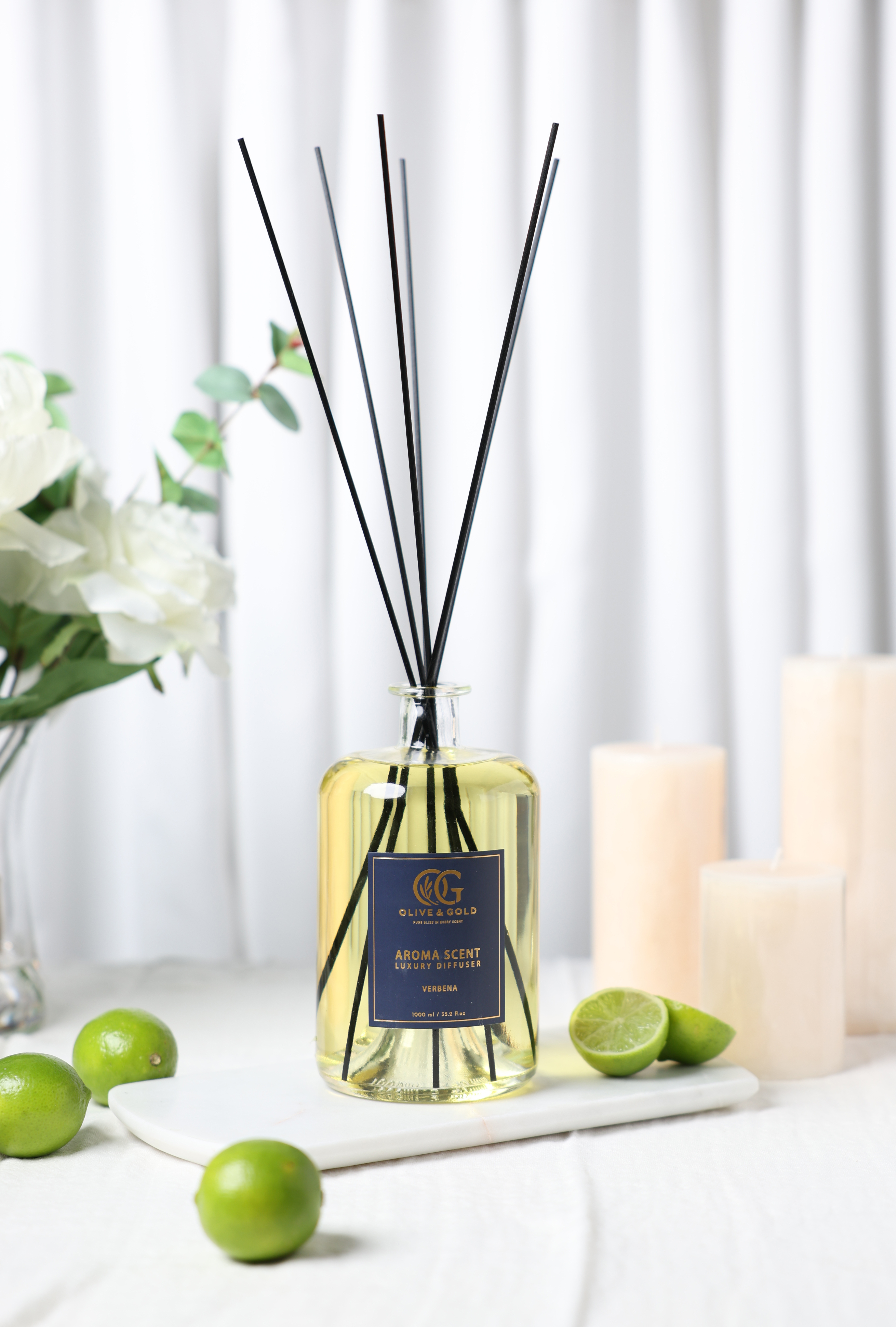 Roval Reed Diffuser Luxury Reed Diffuser – Luxury Home Fragrance Reed Diffuser Oil | Olive ...