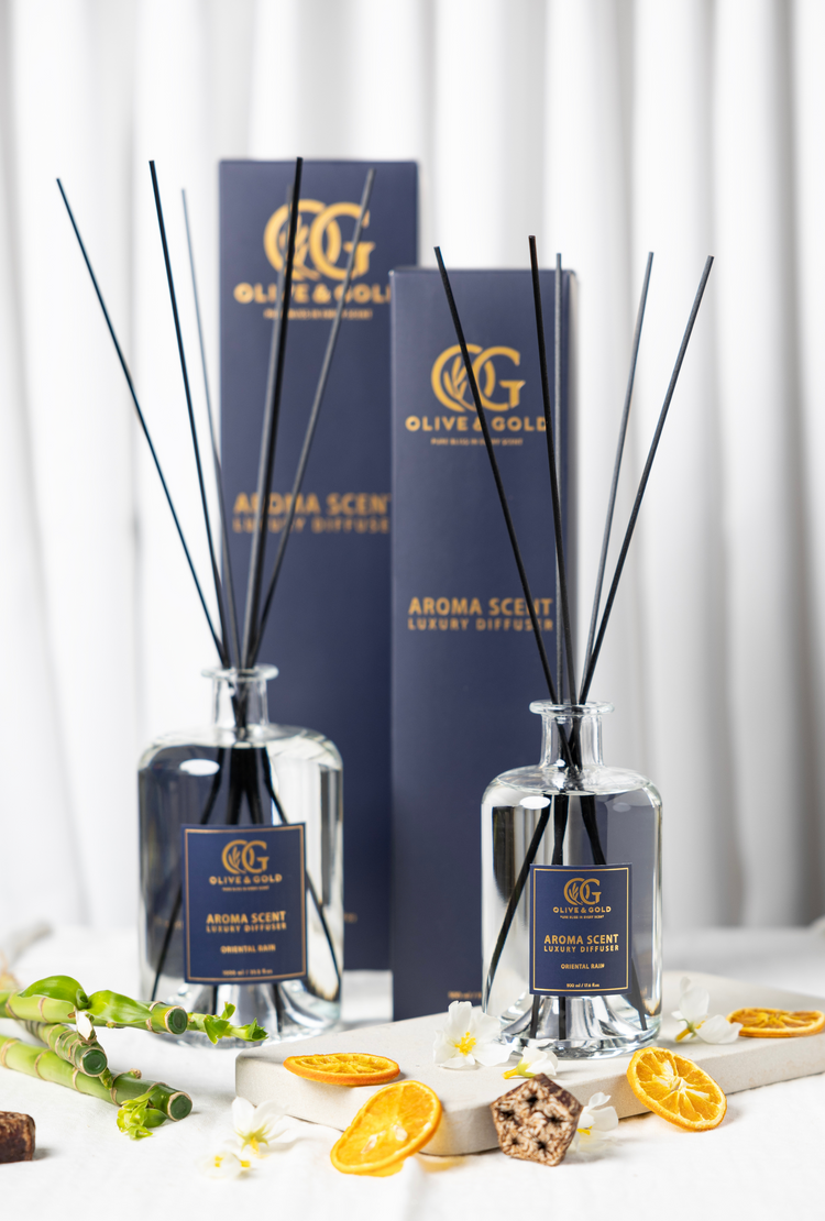 Long lasting fragrance reed diffuser oriental rain scent image