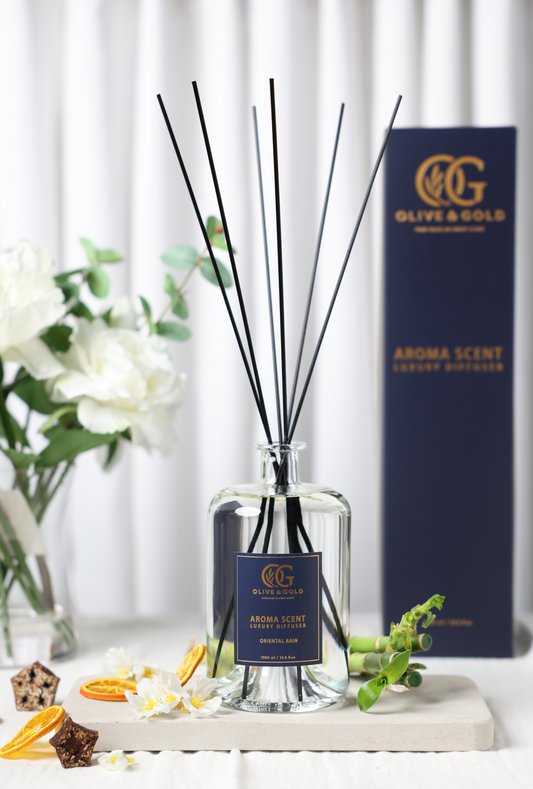 Long lasting fragrance reed diffuser oriental rain scent image