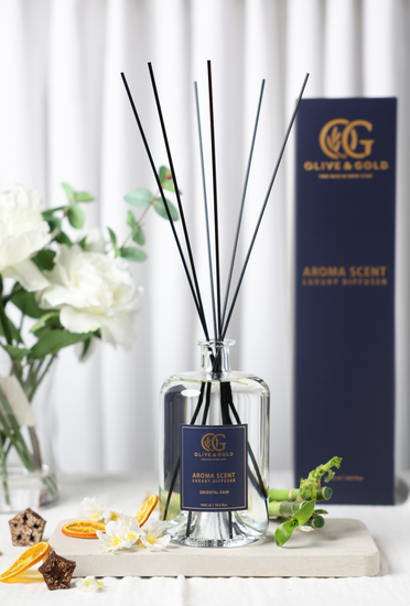 Long lasting fragrance reed diffuser oriental rain scent image