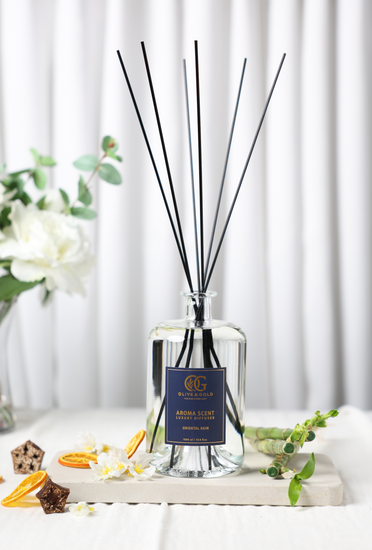 Long lasting fragrance reed diffuser oriental rain scent image